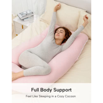 Momcozy U Shaped Body Pillow for Ultimate Sleep Comfort