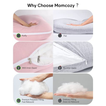 Momcozy U Shaped Body Pillow for Ultimate Sleep Comfort