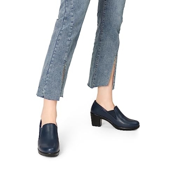 DREAM PAIRS Women's Low Chunky Heel Comfortable Work Pumps