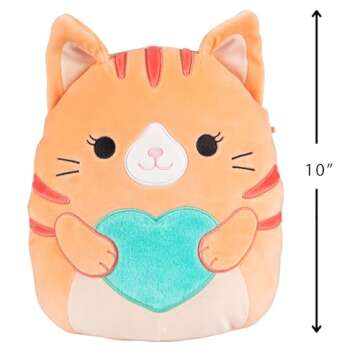 Squishmallows 10" Gigi The Cat Plush - Official Kellytoy 2024 - Collectible Soft Squishy Kitty Stuff...