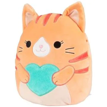 Squishmallows 10" Gigi The Cat Plush - Official Kellytoy 2024 - Collectible Soft Squishy Kitty Stuffed Animal Toy - Add to Your Squad - Gift for Kids, Girls & Boys - 10 Inch