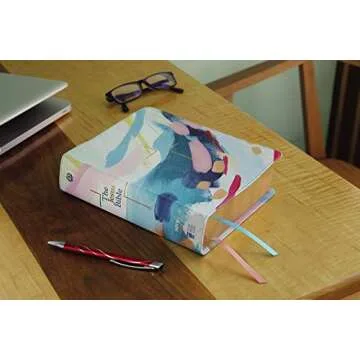 Jesus Bible Artist Edition, NIV Leathersoft—Multi-color with Tabs