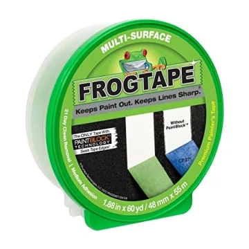 FROGTAPE Multi-Surface Painter's Tape with PAINTBLOCK, Medium Adhesion, 1.88" Wide x 60 Yards Long, ...