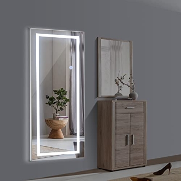 QiMH LED Lighted Vanity Mirror for Stylish Grooming