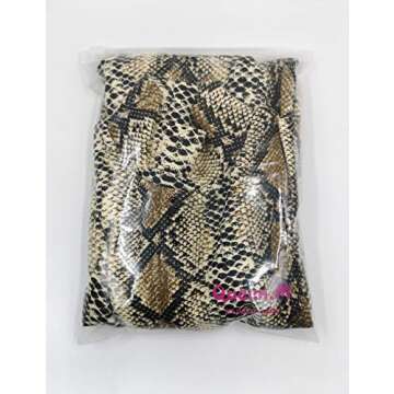 LYKSAW Queen.M Women's Sexy Bodycon Dress Knitting Casual Club Party Slim Short Mini Dress (Snake Skin Print, S)