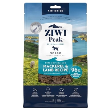 ZIWI Peak Air-Dried Dog Food - Premium Mackerel & Lamb