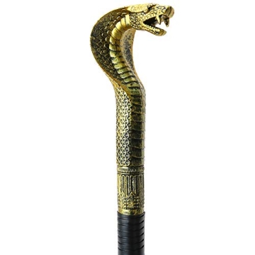 Skeleteen King Cobra Pimp Cane - Egyptian Style Staff