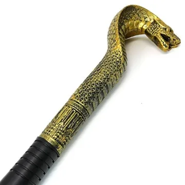 Skeleteen King Cobra Pimp Cane - Egyptian Style Staff