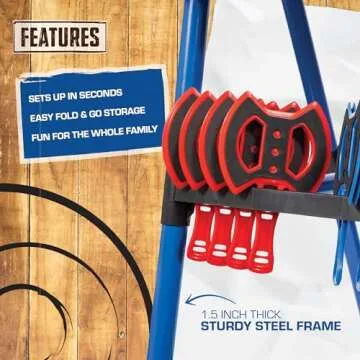 EastPoint Deluxe Axe Throw Target Set for All Ages