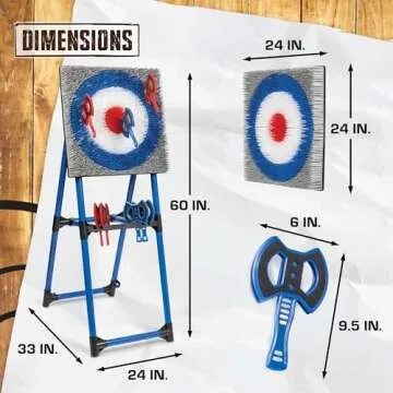 EastPoint Deluxe Axe Throw Target Set for All Ages