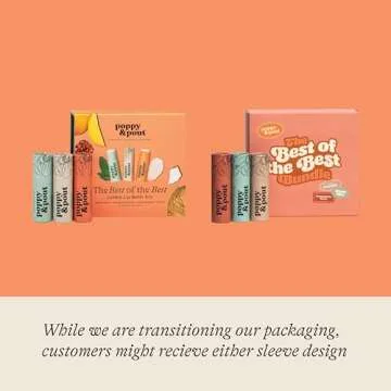 Poppy & Pout Jumbo Lip Balm Gift Set - Eco-Friendly Hydration