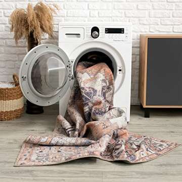 Bloom Rugs 10 ft Washable Runner - Stylish & Easy Care