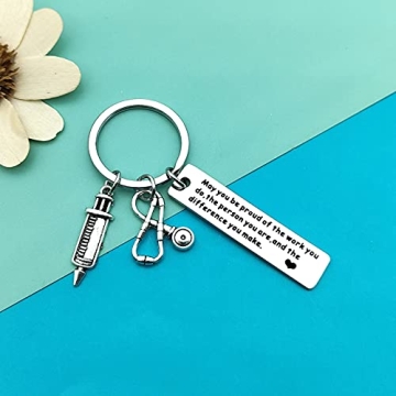 Nurse Appreciation Keychain Gift for Graduates and Nurses