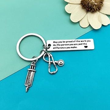 Nurse Appreciation Keychain Gift for Graduates and Nurses