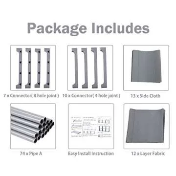 9 Storage Cubes Gray Shelving Bookcase for Home Organization