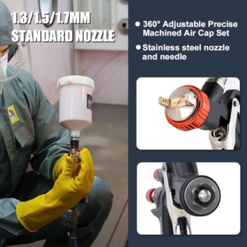 AeroPro R500 LVLP Spray Gun for All Painting Jobs