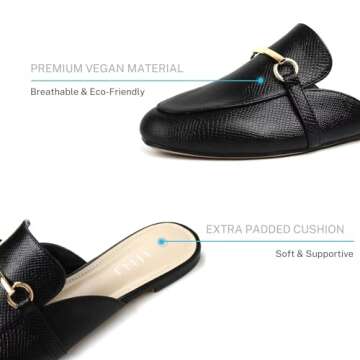 MUSSHOE Comfortable Women’s Mules - Stylish & Supportive
