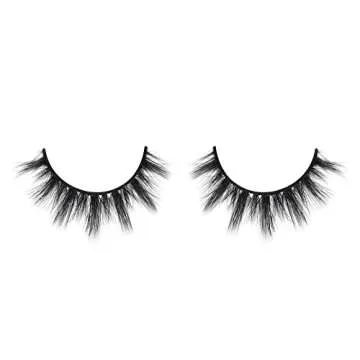 Lilly Lashes Everyday Miami Natural Lashes, Faux Mink Natural Eyelashes, False Eyelashes Everyday Use, Individual Lashes Reusable up to 20x, No Lash Glue Included (13mm)