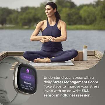Fitbit Sense Advanced Smartwatch: Heart Health & Stress Monitoring