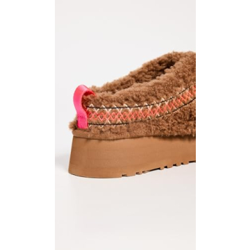 UGG Women's Tazz Ugg Braid Slipper, Hardwood, 8
