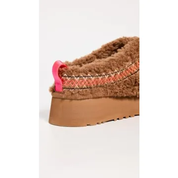 UGG Women's Tazz Ugg Braid Slipper, Hardwood, 8