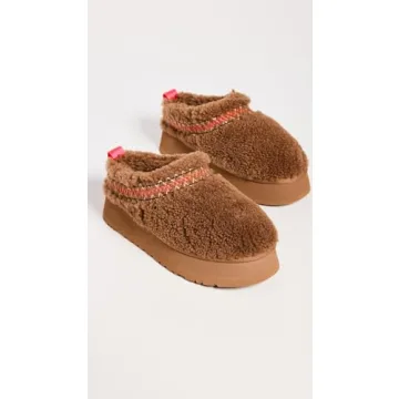 UGG Women's Tazz Ugg Braid Slipper, Hardwood, 8