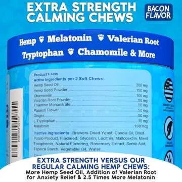 Vet Recommended Calming Chews for Dogs Made in USA