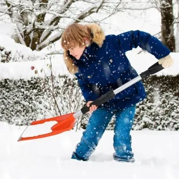 Kids Snow Shovel with Adjustable Handle for Fun