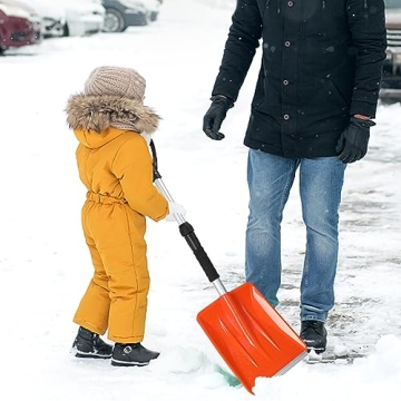 Kids Snow Shovel with Adjustable Handle for Fun