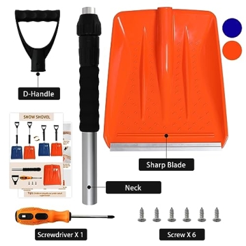 Kids Snow Shovel with Adjustable Handle for Fun