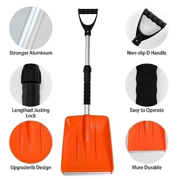 Kids Snow Shovel with Adjustable Handle for Fun