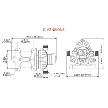 SEAFLO 33-Series Water Pressure Pump - 3.3 GPM & 45 PSI