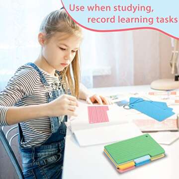 400 Pcs Colored Index Cards for Learning and Organizing