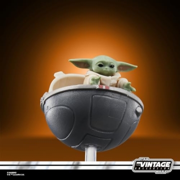 Grogu Action Figure - Vintage Star Wars Collectible 3.75-Inch