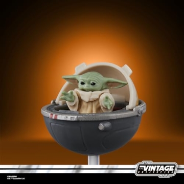 Grogu Action Figure - Vintage Star Wars Collectible 3.75-Inch