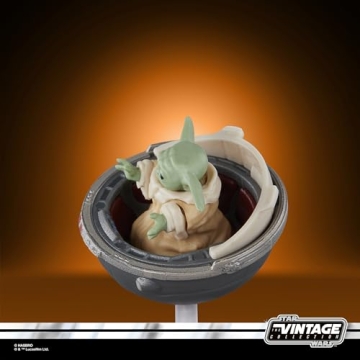 Grogu Action Figure - Vintage Star Wars Collectible 3.75-Inch
