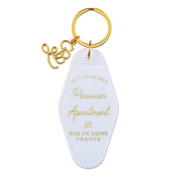 Vintage Motel Key Tag Key Ring - Santa Barbara Design