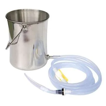 Enema Kit Replacement Part Silicone Enema Hose Colon Cleansing Accessories, Include Tubing, Tips, Connectors, Non-Return Valve, Stopcock Tap, Clamp and Hook