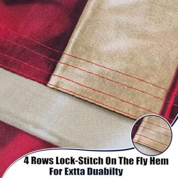 FRF Tea Stained 13 Stars American flag Besty Ross Flags 3x5 Vintage USA 1776 Banner Outdoor Decoration with Canvas Header & 2 Brass Grommets (3D Printed Star)