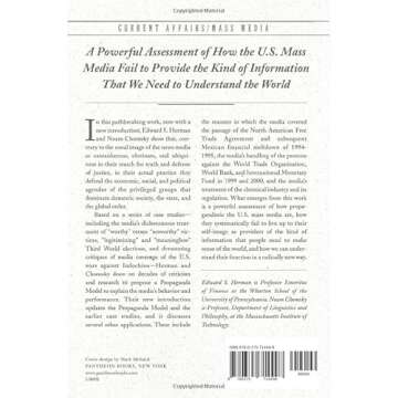 Manufacturing Consent: The Political Economy of the Mass Media