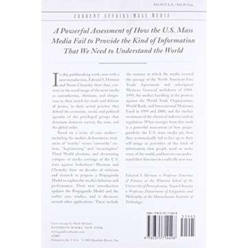 Manufacturing Consent Book on Media Influence by Herman Chomsky