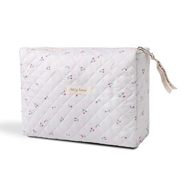 Dalulu Cute Makeup Bag for Women & Girls, Aesthetic Organizer