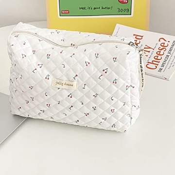 Dalulu Cute Makeup Bag for Women & Girls, Aesthetic Organizer