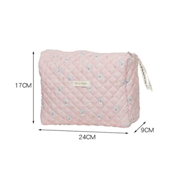 Dalulu Cute Makeup Bag for Women & Girls, Aesthetic Organizer