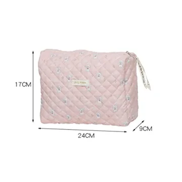 Dalulu Cute Makeup Bag for Women & Girls, Aesthetic Organizer