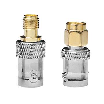 TJMD SMA to BNC Kits 3 Sets RF Coaxial Adapter Male Female Coax Connector 12 Pcs