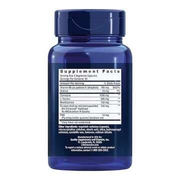 Life Extension Mitochondrial Energy Optimizer with PQQ – For Heart & Brain Health, Energy Manageme...