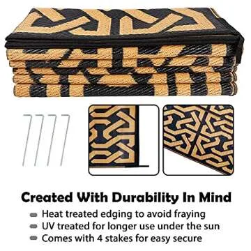 SAND MINE Reversible Mats for Outdoor & Indoor Use