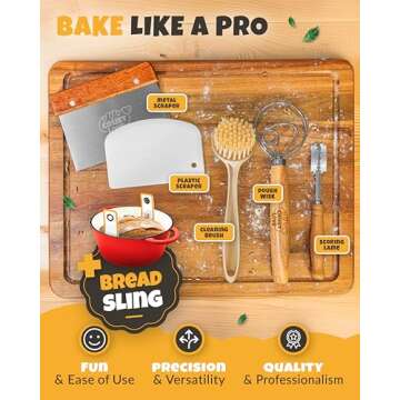 CRUSTLOVE Dutch Oven for Artisan Bread Baking - Complete Kit