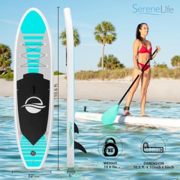 Ultimate SereneLife Inflatable Stand Up Paddle Board